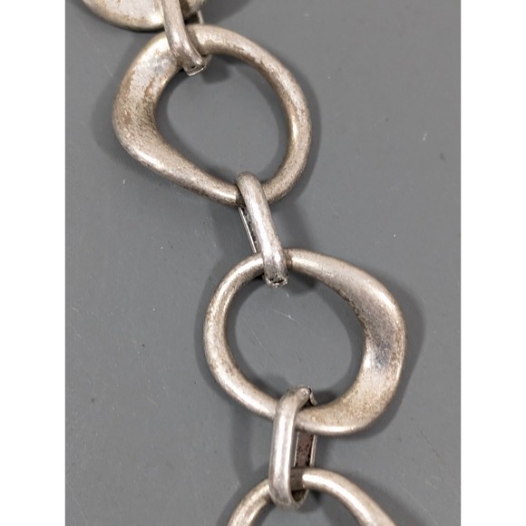 Premier Designs Silver Tone Chain Y-Drop Necklace Black Multi Cord necklace 20" - Picture 4 of 11